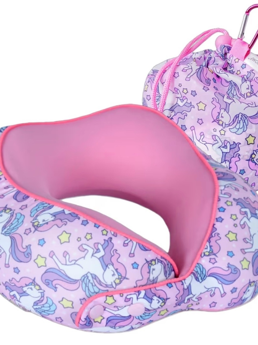 Pink Unicorn Travel Neck Pillow